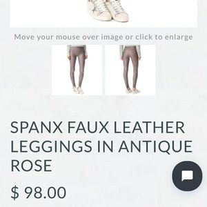 Spanx Faux leather leggings